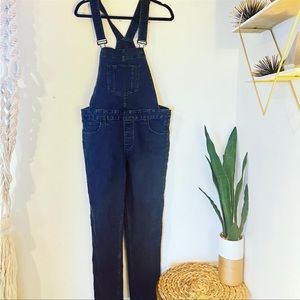 Gap Black Straight Overalls